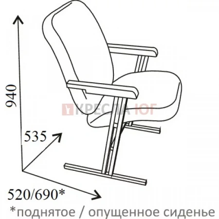 Кресло Студент Микс